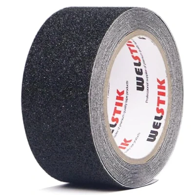 Bild av WELSTIK halkfri tejp stark självhäftande säkerhet för inomhus och utomhusbruk 5 cm x m