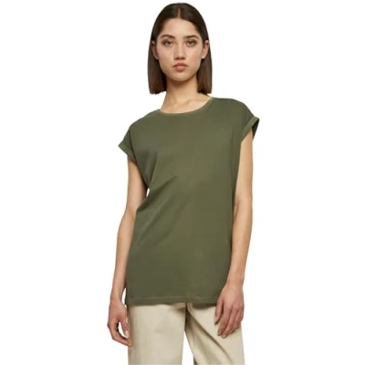 Bild av Urban Classics Extended Shoulder Tshirt bas, Storlek: Large, Olive