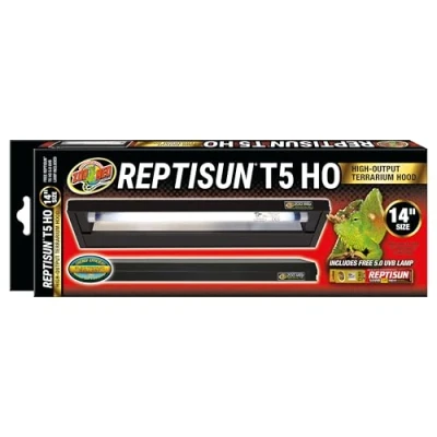 Bild av Zoo med LF 70e ReptiSun T5 UVB fästlampa, 30 cm för terrarier, förpackning 1