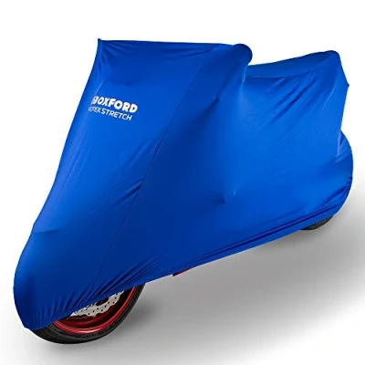 Bild av Oxford PROTEX Premium stretchpassform inomhus motorcykelskydd blå, XL