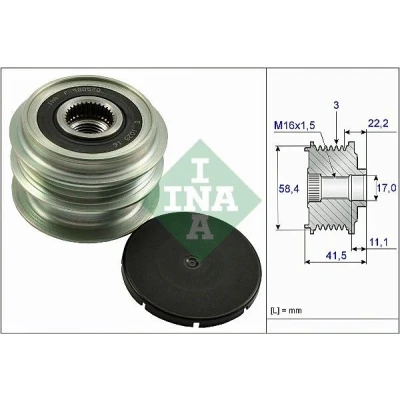 Bild av Frihjulskoppling, generator INA 535 0269 10