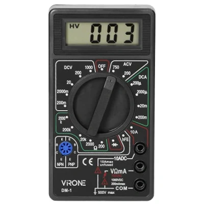 Bild av Virone DM 1 Digital Multimeter Med Lcd skärm Indikator För Låg Batterinivå