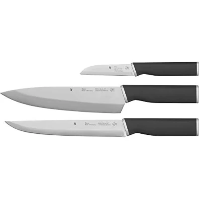 Bild av WMF Kineo knivsats 3 delar, knivar kökskniv, smitt Performance Cut kokkniv, förberedelsemätare, grönsaksmätare