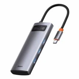 Bild av Baseus USB C 5 i 1 hubb 3xUSB 3.0, HDMI och 100W PD