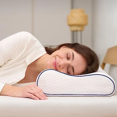 Bild av Blumtal ortopedisk nackstödskudde av memory foam ergonomisk kudde med individuell höjdjustering, anti snarkkudde för sidosovare, magsovare och ryggsovare