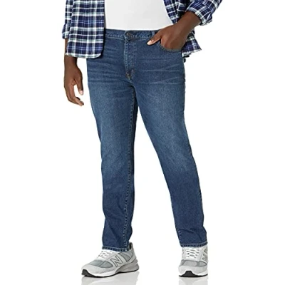 Bild av Amazon Essentials Herr Skinny Fit Stretch Jean, Medium Tvätt, 28 B x 32 L