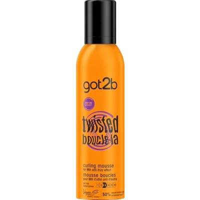 Bild av Schwarzkopf Got2b stylingskum Lockdefinition Anti Frizz Lockigt vågigt 250 ml aerosol