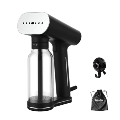 Bild av STEAMONE Steamer Ångkokare 2 000 W 33g/min bärbart järn 400 ml kapacitet eliminerar 99,99 % föroreningar klar i 30 tal ultrakompakt format EUXL400V2
