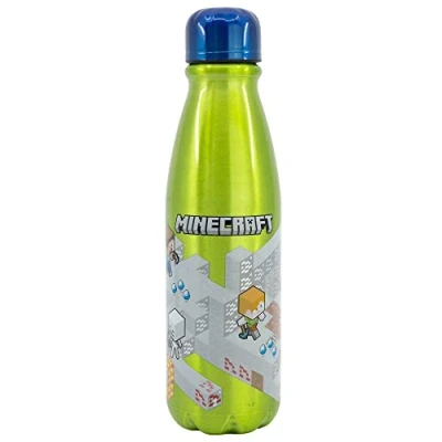 Bild av Barn aluminium 600 ml återanvändbar vattenflaska i Minecraft