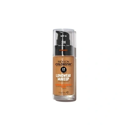 Bild av Revlon Colorstay Foundation För Mix/Fet Hud Spf15 30ml (Naturlig Solbränna)