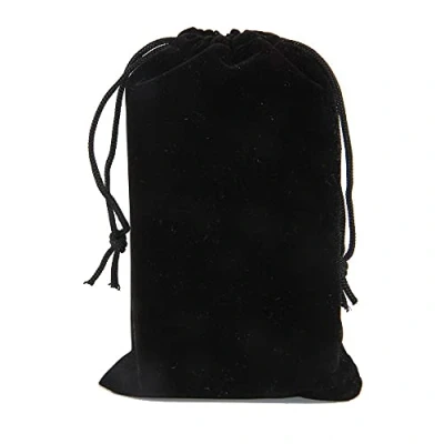 Bild av NC 10 st sammet dragsnörespåsar förvaringsväska smyckespåse till jul födelsedagsfest bröllopspresenter present Candy Velvet Cloth Drawstring Bags