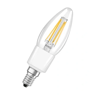 Bild av LEDVANCE Smart LED lampa med Bluetooth Mesh teknik, sockel E14, dimbar, varmvit (2700 K), ersätter glödlampor 40 W, kontrollerbar Alexa, Google och Apple Voice, BT filament 1 pack