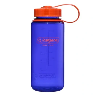 Bild av Nalgene vattenflaska lättviktig hållbar tritan BPA fri okrossbar flaska för backpacking, vandring, gym, 47 g, bred mun, vintergröna