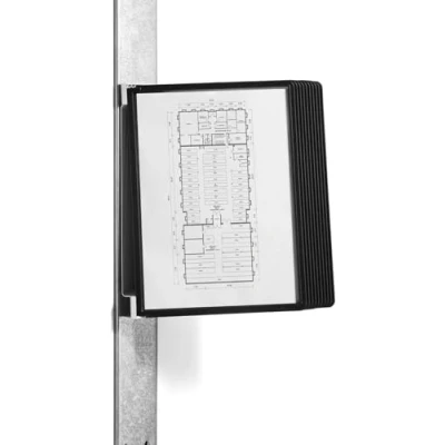 Bild av Durable 591801 blädderpanelställ Vario® magnet wall 10 med svarta A4 fickor