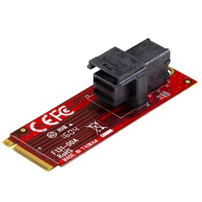 Bild av StarTech.com U.2 (SFF 8643) till M.2 PCI Express 3.0 x 4 adapterkort för 2,5 tum NVMe SSD M2 PCIe adapter enhetsadapter
