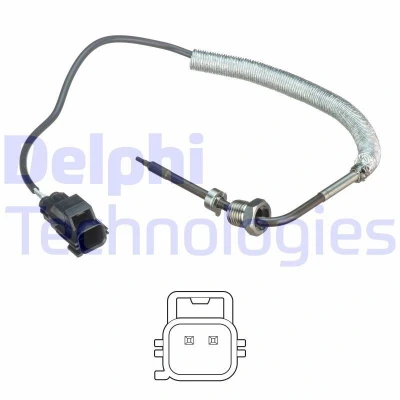 Bild av DELPHI TS30108 Palpeur, température des gaz VOLVO: C30, V50, XC60 I