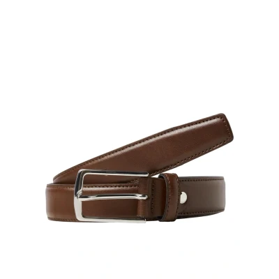 Bild av Jack &amp; Jones Jacchristopher BELT Skärp cognac, Storlek: 95, Cognac