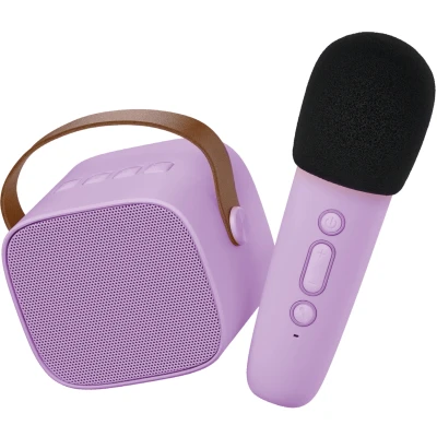Bild av Lalarma Bluetooth högtalare med Trådlös Mikrofon, Lila