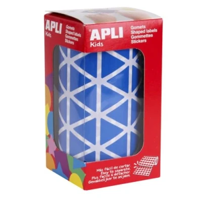 Bild av Apli ref. 4868 Gomettes stora blå trianglar. 20 mm