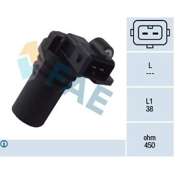 Bild av Varvtalssensor, motorhantering, ford, 1131913, 1135856, 1323872, 1385381, 1385382, 1M5A 6C315 AB, AC, AD, 6C3
