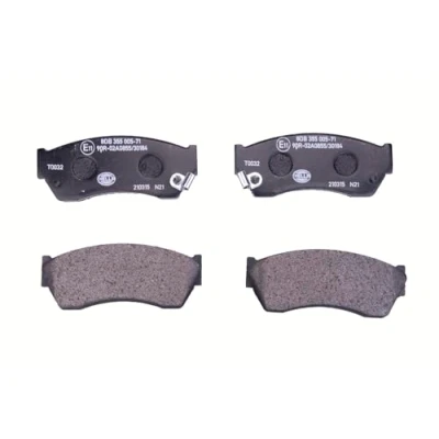 Bild av HELLA 8DB 355 005 711 Jeu de plaquettes frein avec indicateur d&#039;usure SUZUKI: SWIFT 2, Alto IV, SUBARU: JUSTY 2