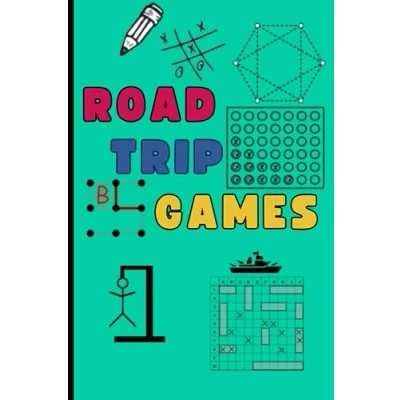 Bild av Road Trip Games: Games for kids activitybook Tic Tac Toe / Hangman Connect Four/battleship/dots and boxes