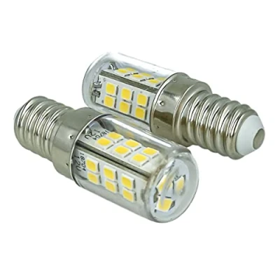 Bild av LEDLUX 2 x LED lampor E14 DC 12 V 24 4 W neutral vit 500 K för soldriven kyrkogårdssignalljus, båt, lastbil