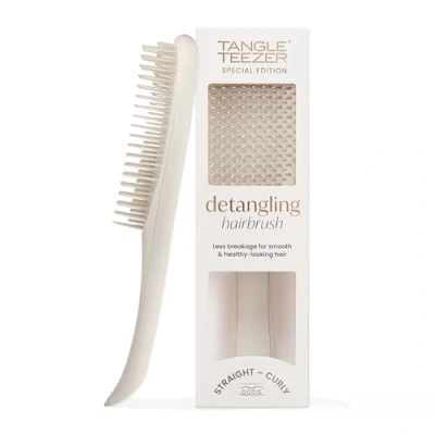 Bild av Tangle Teezer Ultimate Detangler hårborste, för vått och torrt hår, utredningsborste alla hårtyper, tvåskiktade tänder minskar brott eliminerar knutar, pimpsten, grå, matt finish