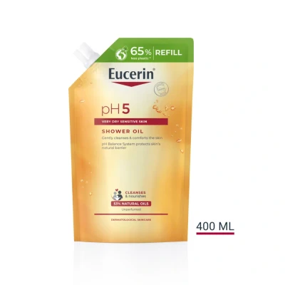 Bild av Eucerin pH5 Shower oil refill oparfymerad 400 ml
