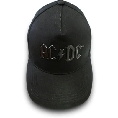 Bild av AC/DC keps officiell logotyp AC DC svart ACDC Unisex Vuxen Pojke, Svart, one size