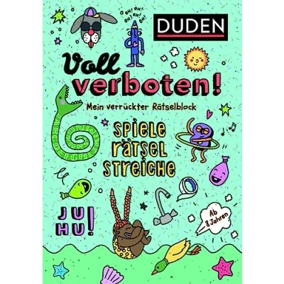 Bild av Voll verboten! Mein verrückter Rätselblock 1 Ab 8 Jahren: Rätseln, Knobeln, Spaß haben