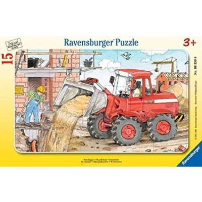 Bild av Ravensburger 06359 Min grävmaskin 15 bitar pussel