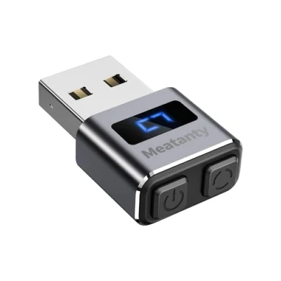 Bild av meatanty metall liten mus jiggler, USB musflyttare ej detekterbar, automatisk viklare med skärm, 3 lägen musflyttningsenhet, mini shaker Giggler vippler jonglerare håll datorn bärbar dator vaken