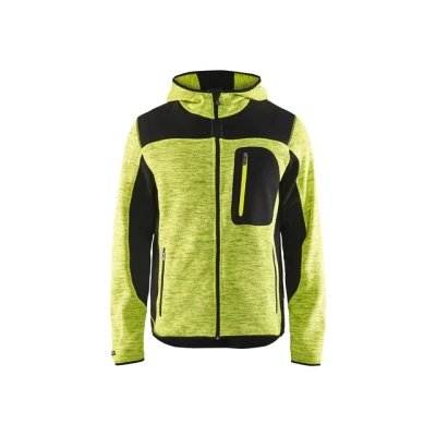 Bild av JACKA 4930 2117 STICKAD VARSELGUL/SVART M Beijerbygg Byggmaterial
