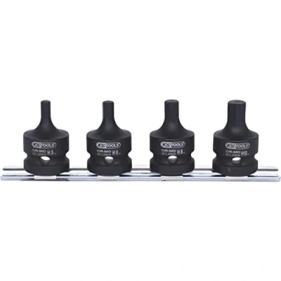 Bild av KS Tools 515.1103 1/2&quot; Kraft bit jackmutter sats, kort, 4 delars