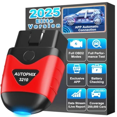Bild av AUTOPHIX 3210 Bluetooth OBD2 Enhanced Universal Bilkodläsare och Skanningsverktyg med Batteritest Motorlampa kontrollera Exklusiv app för iPhone Android