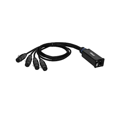 Bild av Adam Hall Cables 4 Star CATBOX XF3 Audio &amp; DMX adapter 3 polig XLR Female x Cat.6a