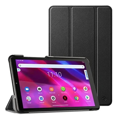 Bild av Fintie fodral för Lenovo Tab M8 (TB 8705F / TB 8505F 8505X 8505FS), ultratunt lät Smart trippelvikt stativ smal folio HD FHD (andra generationen) 8 tum (*Svart)