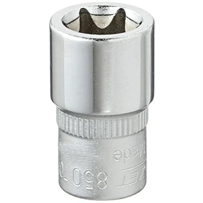 Bild av HAZET TORX 850 E12 Clé à douille Acier chrome vanadium moleté