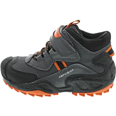 Bild av Geox Pojkar J New Savage Boy B A sneakers, Dk Grey Orange, 24 EU