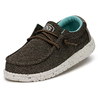 Bild av Hey Dude Wally Youth Sox mockasin, Musk, 31 EU, mysk, EU