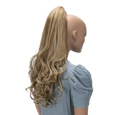 Bild av CAISHA 60cm Hairpiece Braid Ponytail Hair Extension Voluminous Wavy Strawberry Blonde Mix H503