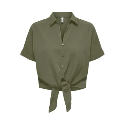 Bild av ONLY Onlnova LIFE KNOT Shirt Skjorta, Storlek: Medium, Kalamata