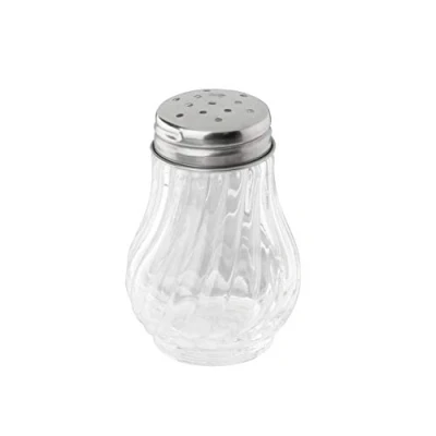 Bild av FMprofessional ströare 50 ml, salt och pepparströare av glas, kryddströare för enkel dosering, saltströare olika tillfällen, högkvalitativt kryddglas (färg: silver), kvantitet: 1 styck