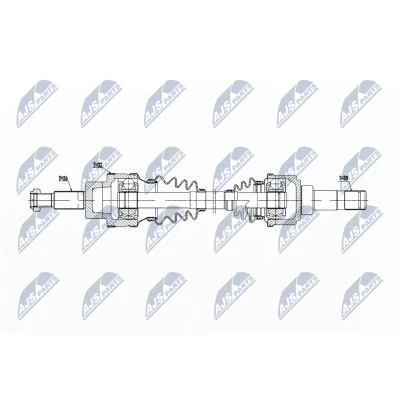 Bild av Drivaxel, Bakaxel höger, jaguar x type i, kombi C2S50486