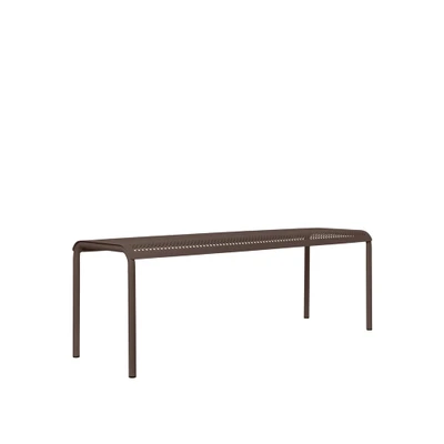 Bild av Ferm Living Dapple Bench Trädgårdsbänk Dark Chocolate W130 x D39.8 H45 CM