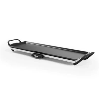 Bild av Tristar Bordsgrill Smal L, Stor Bakyta På 70 x 23 cm, Justerbar Termostat, Non, Stick, Beläggning, Avtagbar Fettuppsamlingsskål, Lätt Att Rengöra, Bp, 2668