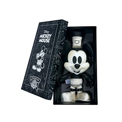 Bild av Simba 6315870276 Disney Ångfartyg Musse Pigg Gosedjur Mars Edition, Begränsad Specialutgåva, Amazon Exklusiv, i Presentförpackning, 35 cm Mjukdjur, Samlarobjekt, Från 0 Månader