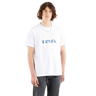 Bild av Levi&#039;s herr T tröja Ss Relaxed Fit Tee, Ssnl Mv logo *vit*, L