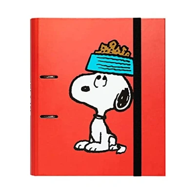 Bild av Grupo Erik Snoopy 2 Ring Binder Premium A4 Folders 10.6 x 12.6 inches / 27 32 cm Ringbinder Files Gifts